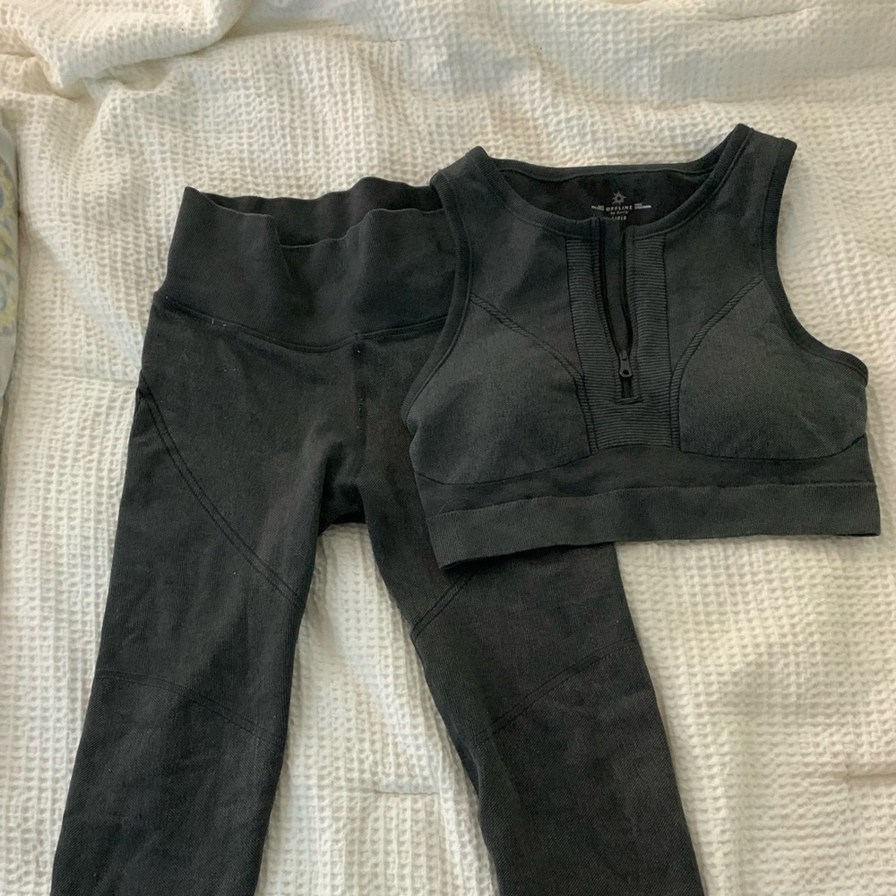 Grey workout set